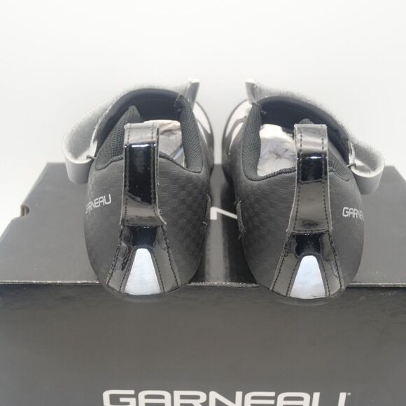 NEW Louis Garneau Men's 11.5 Tri X-Speed XZ Cycling Shoes EU 46 Black White - Picture 2 of 9